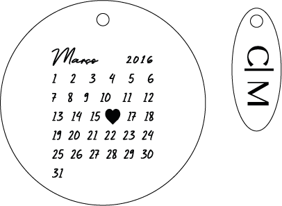 Calendário de memórias